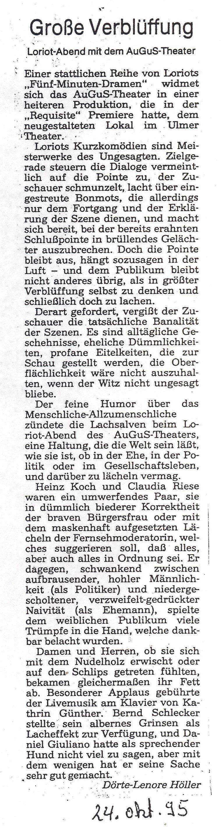 Heinz Koch und Claudia Riese