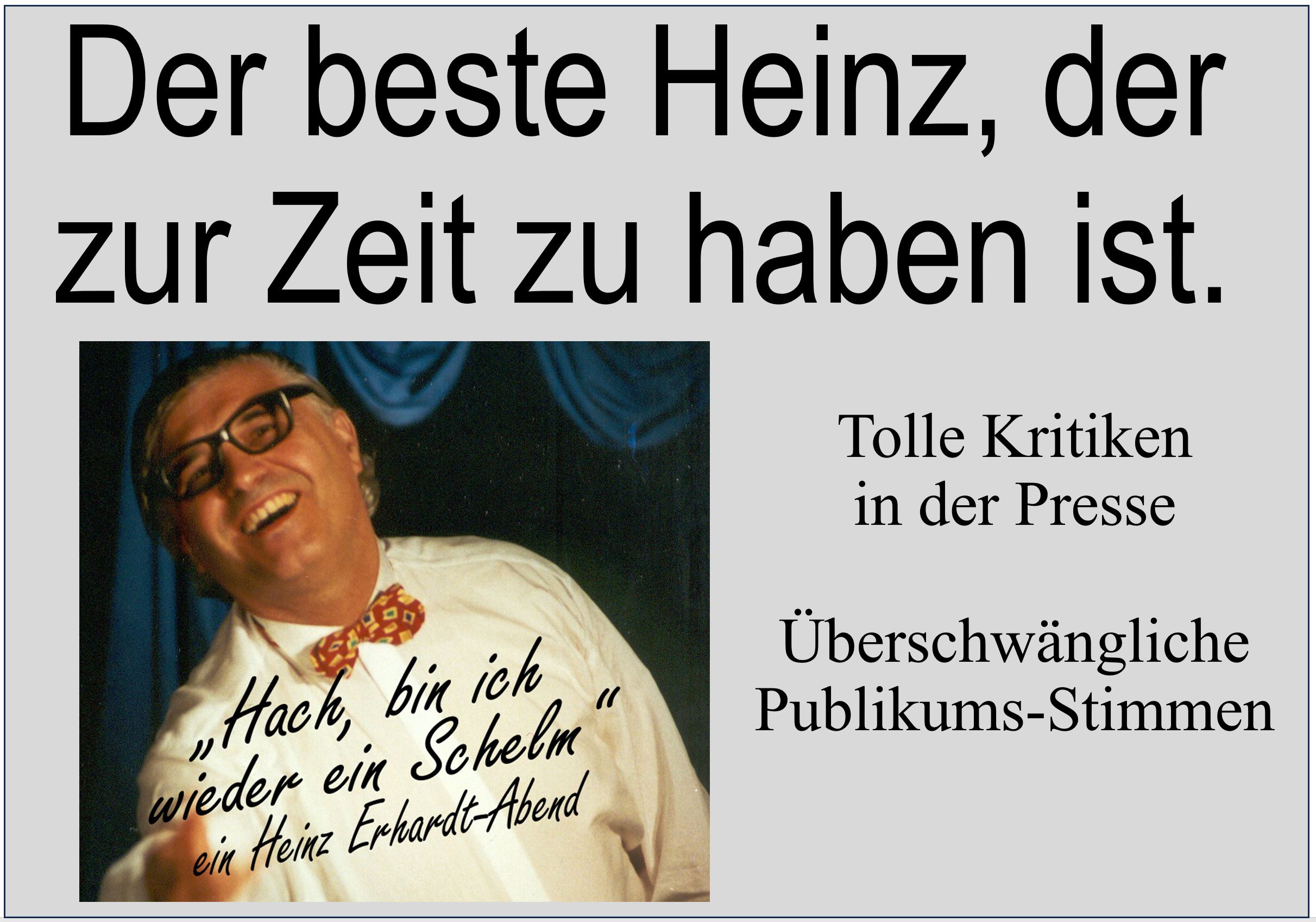 Heinz Koch als Heinz Erhardt